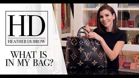 Heather Dubrow Shows What's Inside Louis Vuitton Bag 